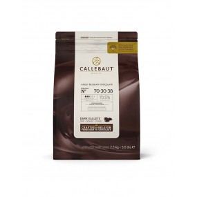 Шоколад горький Callebaut 70,5% (Бельгия, каллеты, 200 гр)
