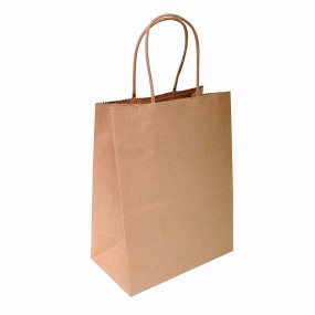 Пакет бумажный Крафтовый Eco CarrBagTW 240 (Россия, 240х140х280 мм)