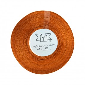 Лента атласная Светло-шоколадный №122 /051 (Китай, 6 мм х 33 м)