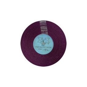 Лента атласная Пурпурный №142 (Китай, 6 мм х 33 м)