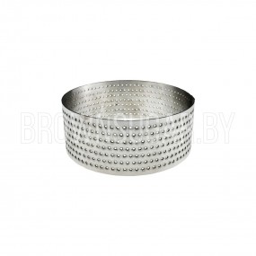 Форма металлическая кольцо с перфорацией (Россия, d 90 мм, высота 40 мм)