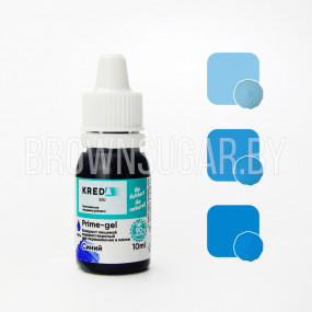 Prime-gel 07 синий,  колорант водорастворимый Kreda  (Россия, 10 гр)