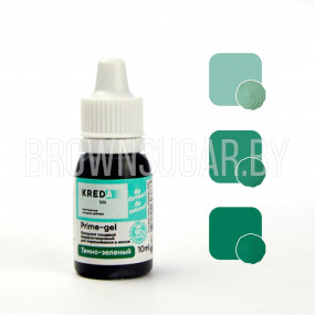 Prime-gel 16 тёмно-зелёный  колорант водорастворимый Kreda  (Россия, 10 гр)