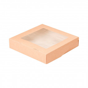 Упаковка Eco Tabox 1500 pro DoEco (Россия, крафтовый картон, 200х200х40 мм)