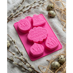 Форма для выпечки Христос Воскресе (Китай, 27х16.7см)