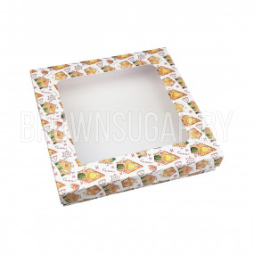 Коробка для пряников Пряничный домик (Беларусь, 150х150х35 мм)