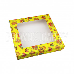 Коробка для пряников Пряничный человечек (Беларусь, 150х150х35 мм)