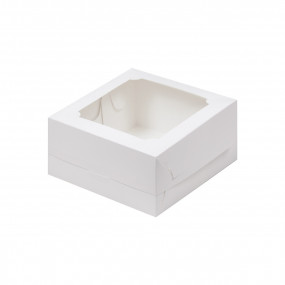 Коробка для Бенто, белая, 120х120х80 мм, 070600