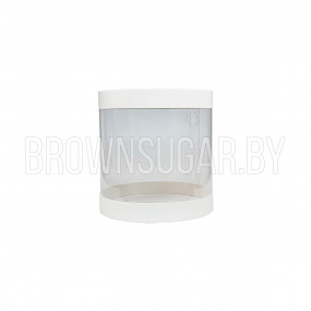 Тубус пластиковый Белый18х18 см