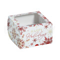 Коробка на 4 Капкейка Let it snow (Россия,  160х160х100 мм) 5117697