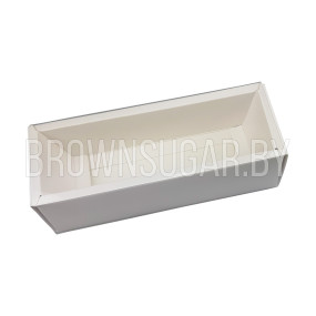 Коробка универсальная с пластиковой крышкой Белая (Россия, 140х45х45мм) эрида