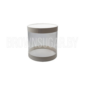 Тубус пластиковый Белый (Россия,  160х160 мм) 022560