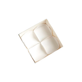 Коробка для 4 моти с пластиковой крышкой (Россия, 120х120х55 мм) 070901