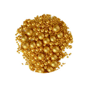 Драже рис 704  Блеск Золото микс (Россия, 50 гр)