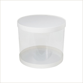 Тубус пластиковый Белый 300х250мм, 022720