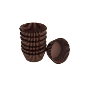 Тарталетка коричневая 55х35 мм, 25-30 шт.