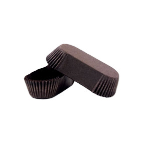 Тарталетка коричневая 83х33х22 мм, 15-20 шт