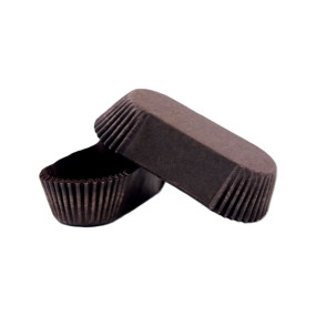 Тарталетка коричневая 105х40х25 мм, 25-30 шт.