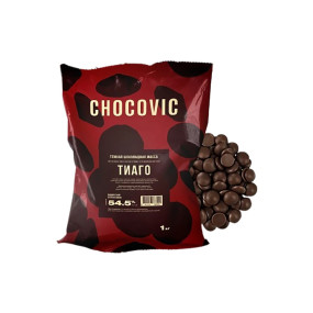 Шоколад тёмный Chocovic Тиаго 54,5%, 1 кг