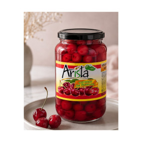 Черешня коктейльная красная с веточкой, масса осн. продукта 350 г